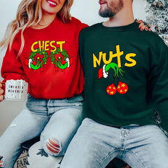 Chest Nuts Couples Sweatshirt Sets